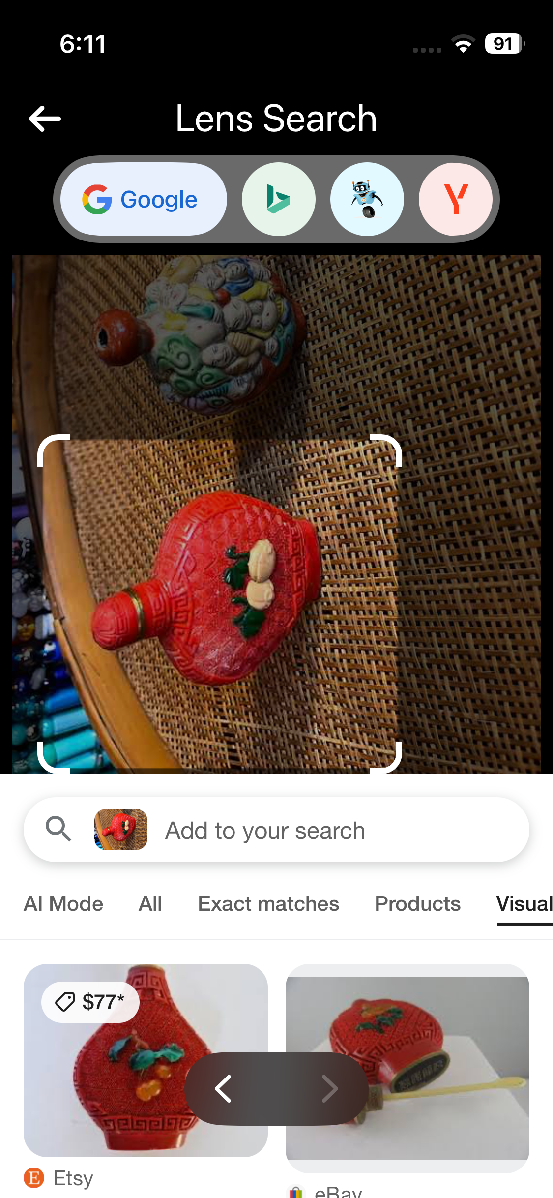 3 Chinese Snuff Bottles