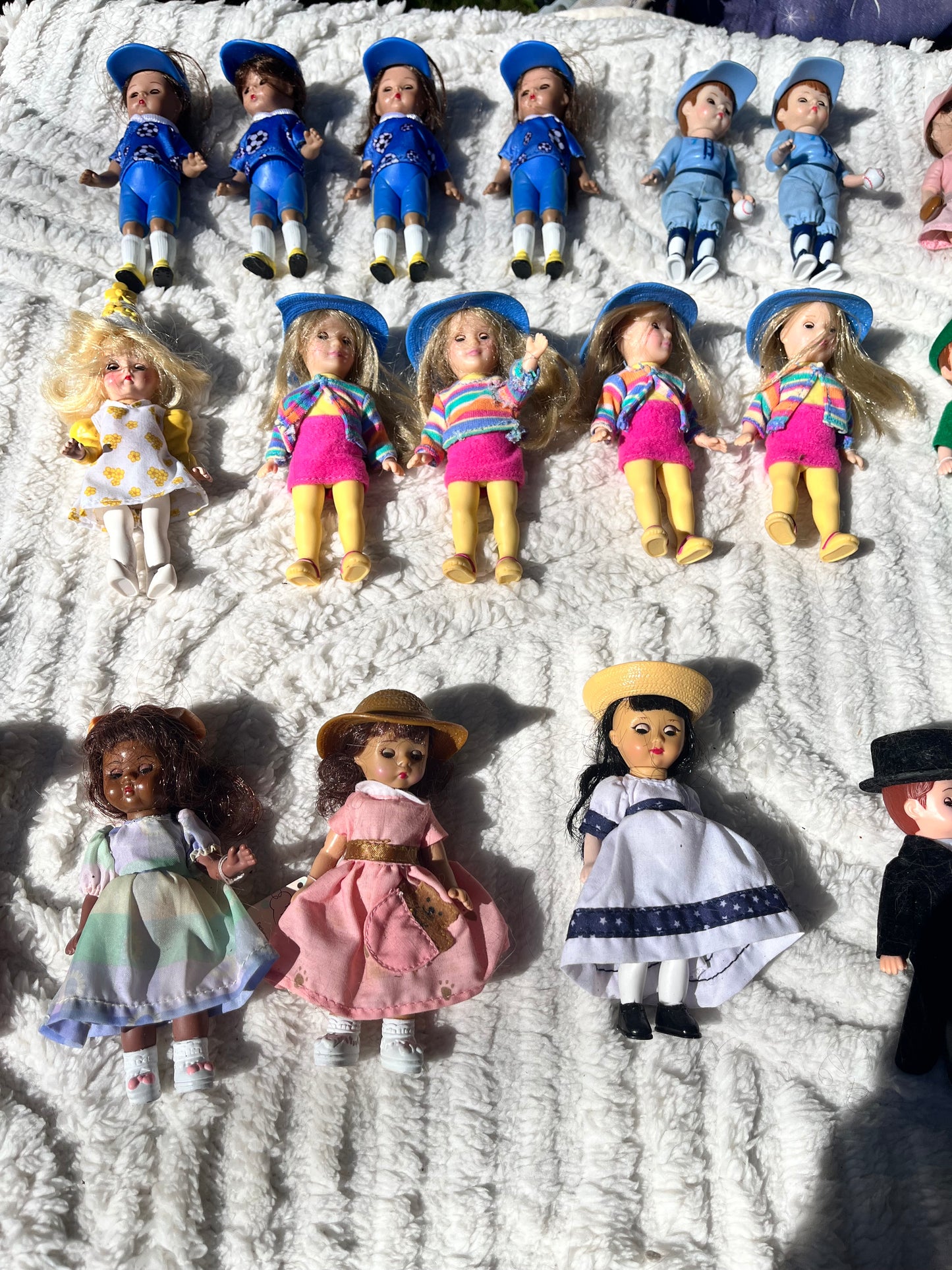 48 Vintage Tiny Madam Alexander Dolls