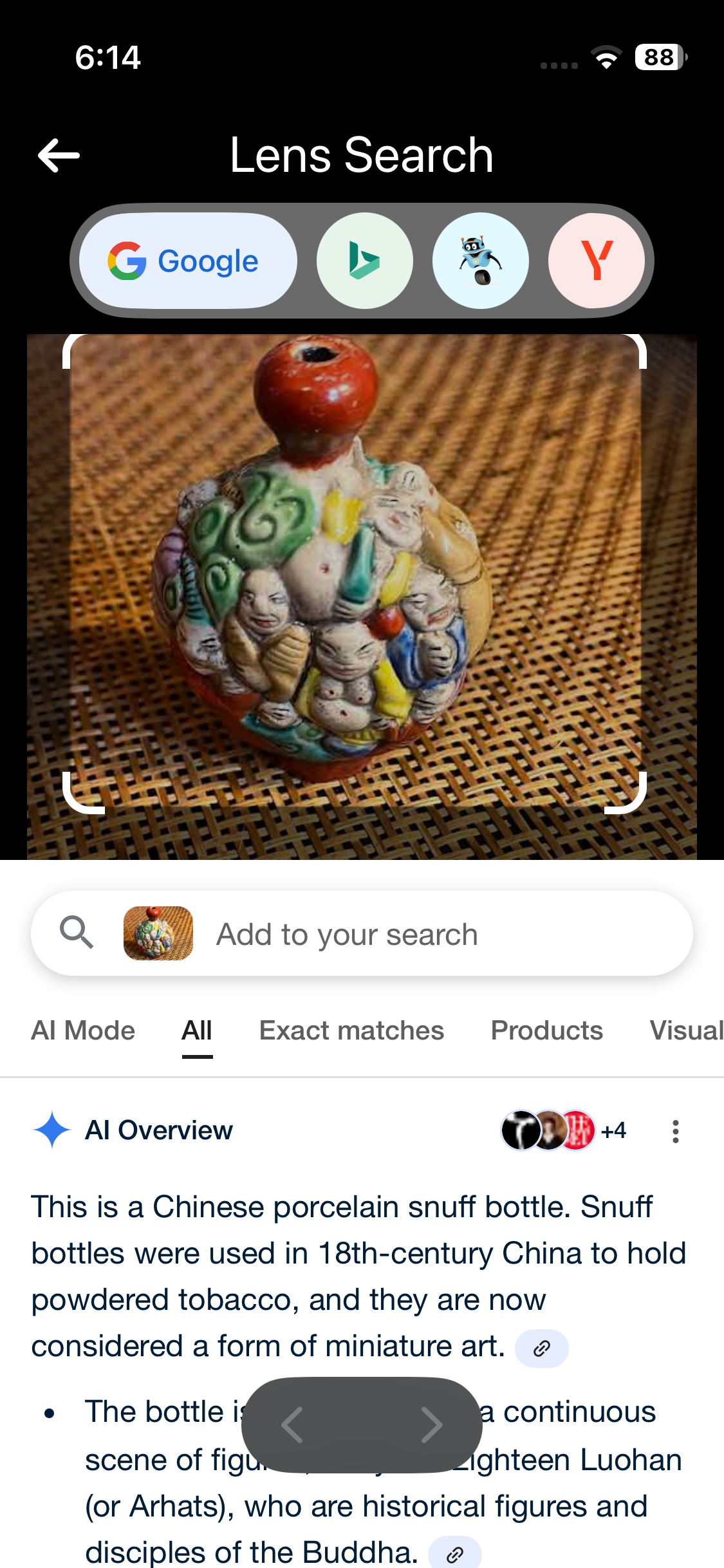 3 Chinese Snuff Bottles