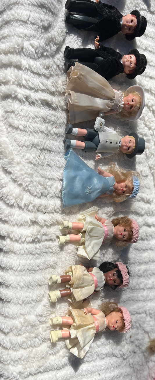 48 Vintage Tiny Madam Alexander Dolls