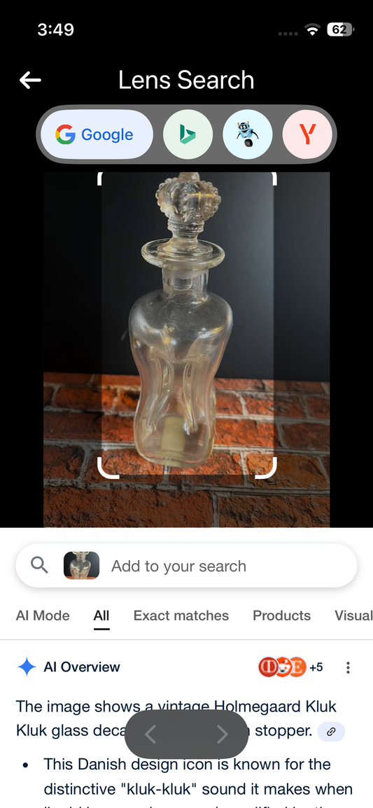 Kluk Kluk Vintage Bottle Denmark