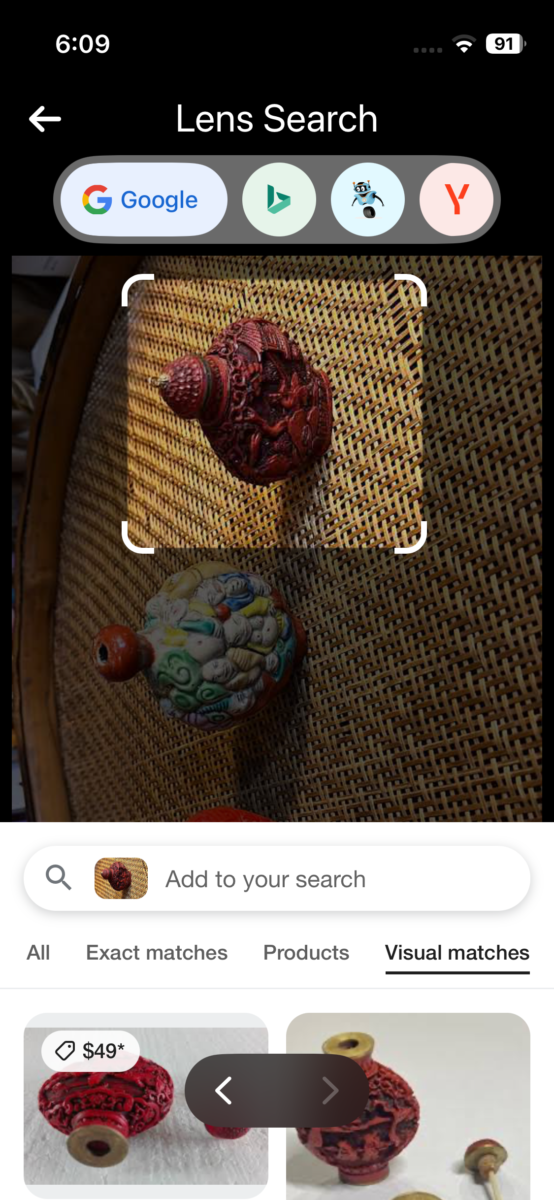 3 Chinese Snuff Bottles